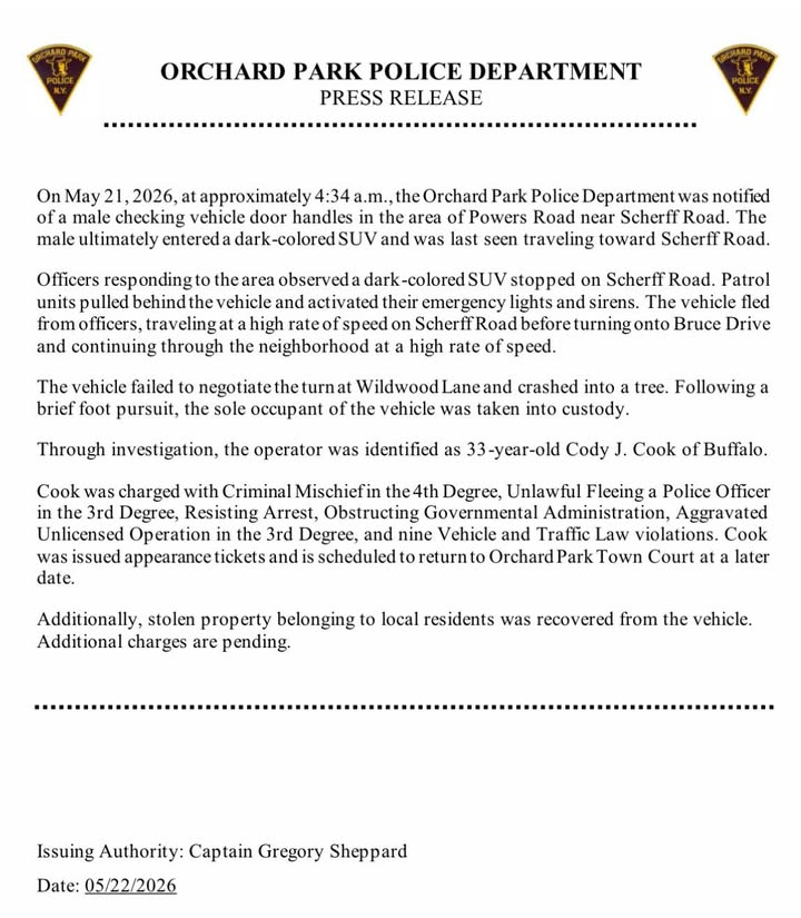 Town of Orchard Park Police Department