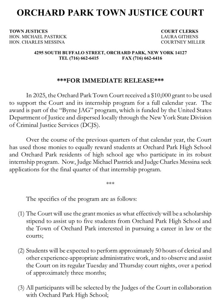 Town of Orchard Park Police Department