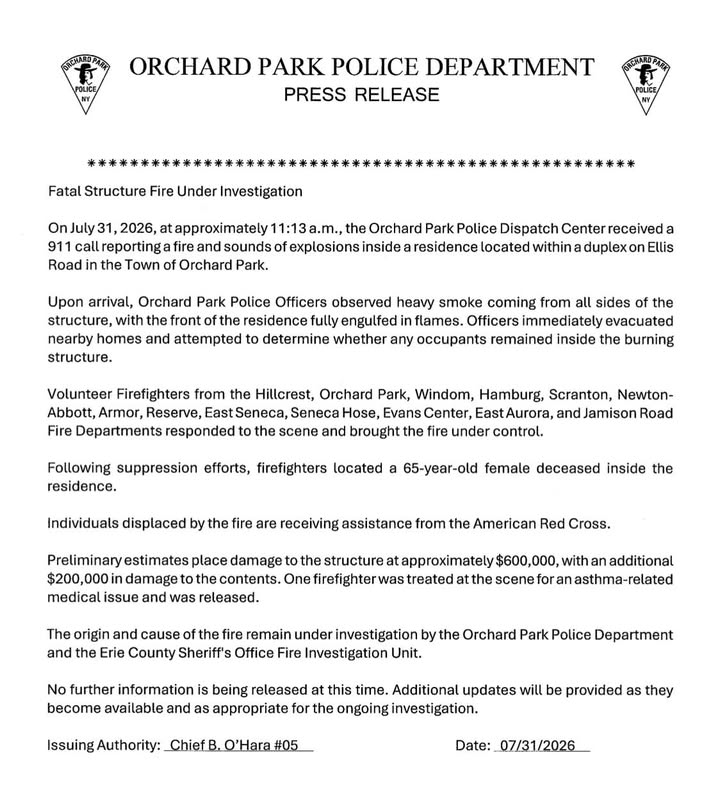 Town of Orchard Park Police Department